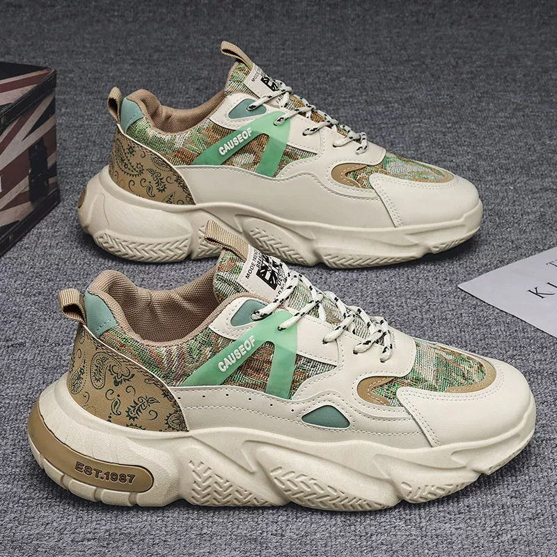 Весенняя и осенняя мужская обувь новая дышащая обувь мужская спортивная обувь корейская мода