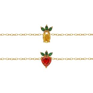 SL095 �Ꭷˮ��С�t���|�ۿ�}��ݮ�荲�ɫ��� ���18K��