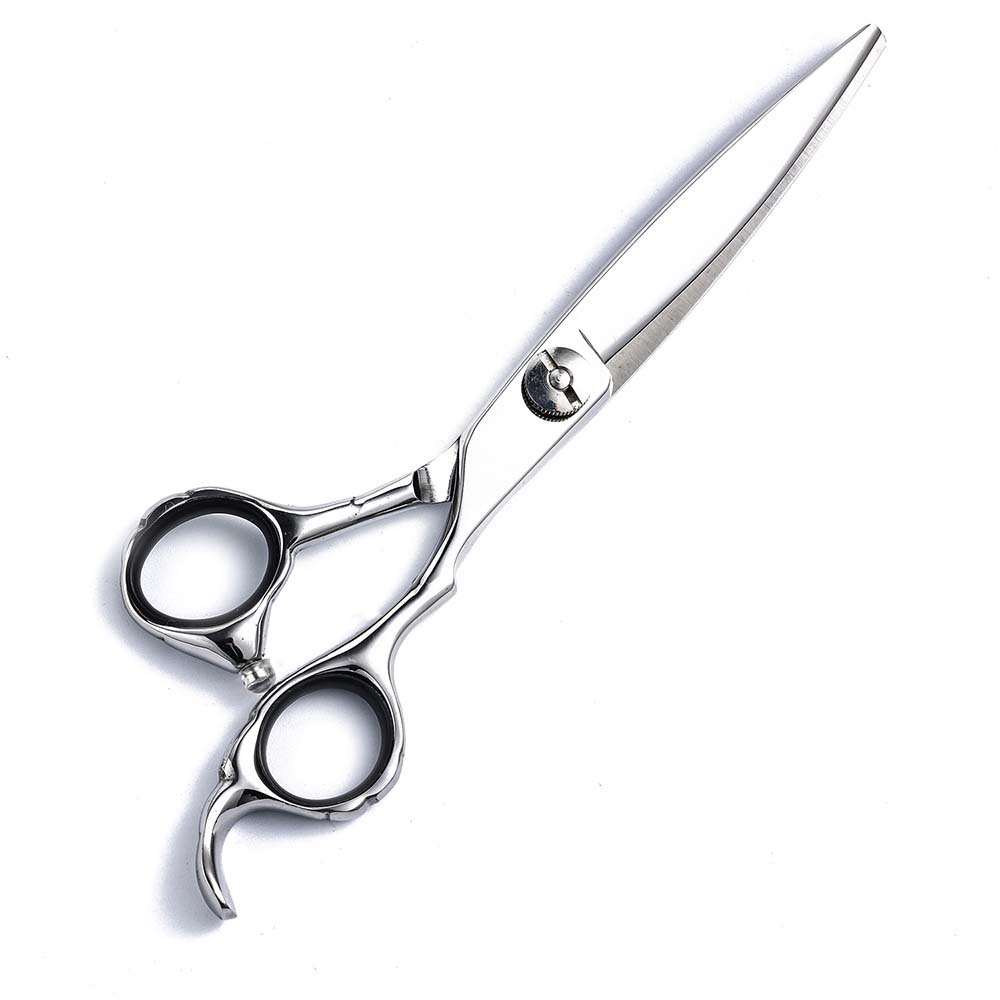Ciseaux de coiffure professionnels courbes pour salon willow leaf_voghion.com