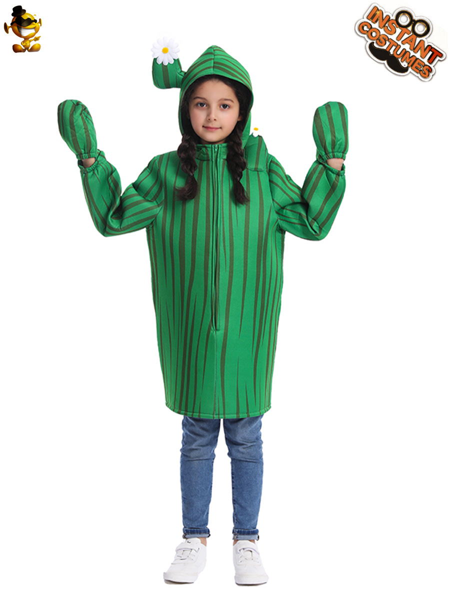 Traje de los niños divertido cactus mono fiesta carnaval Cosplay juego traje 61 traje de la etapa creativa