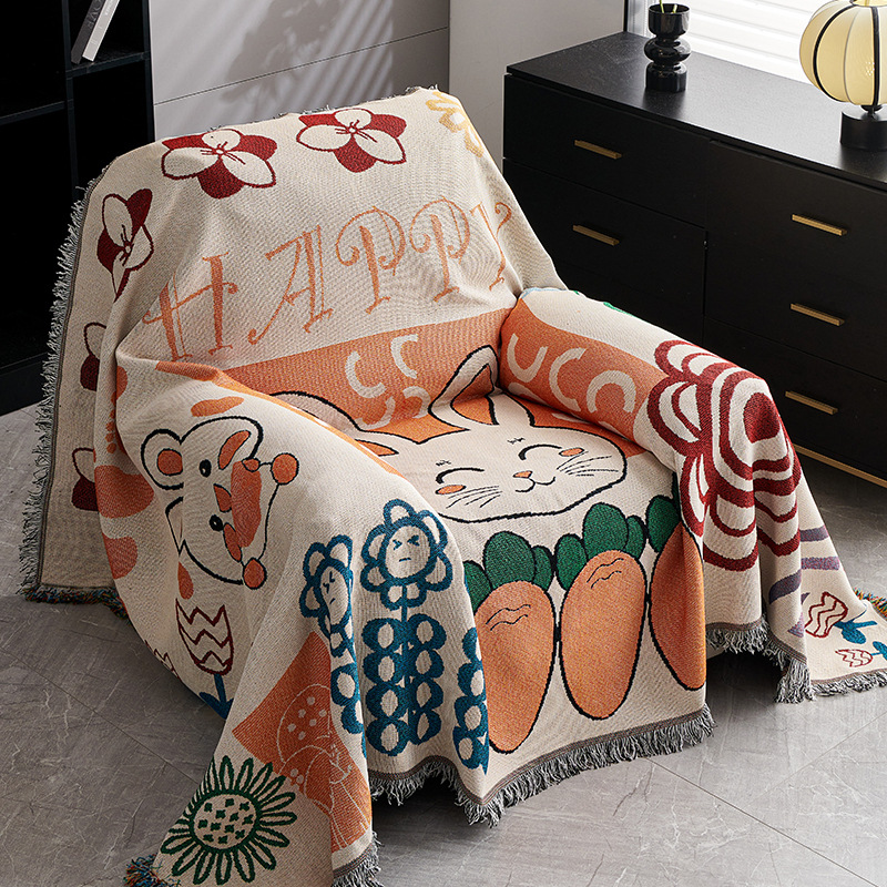 Toallas de sofá 2024 nueva cubierta de sofá Chivas para una sola persona una cubierta de tela antideslizante cubierta mantas de sofá