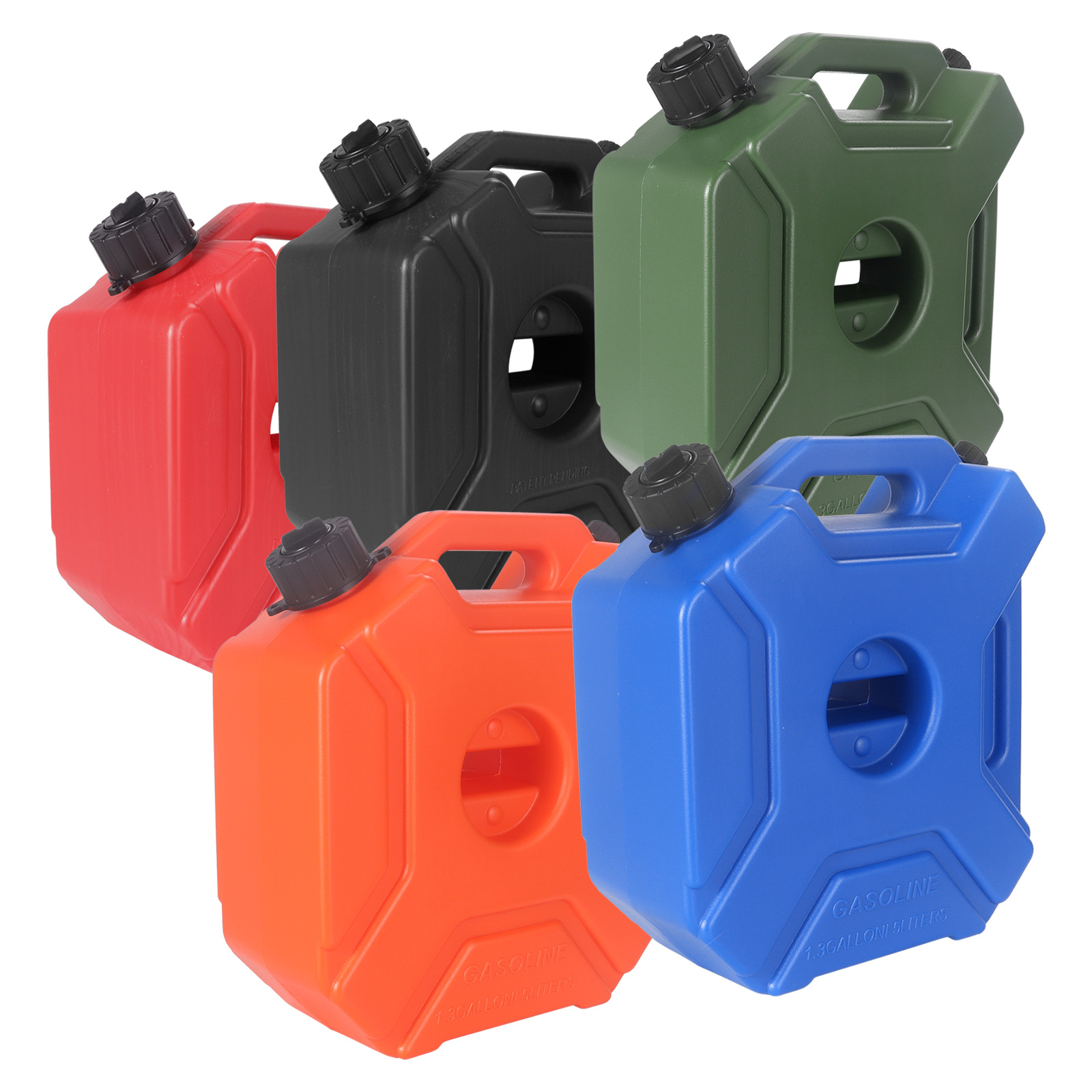 5L Portable Thickened Anti-pressure Anti-fall Explosion-proof Anti-static HDPE Plastic Fuel Tank