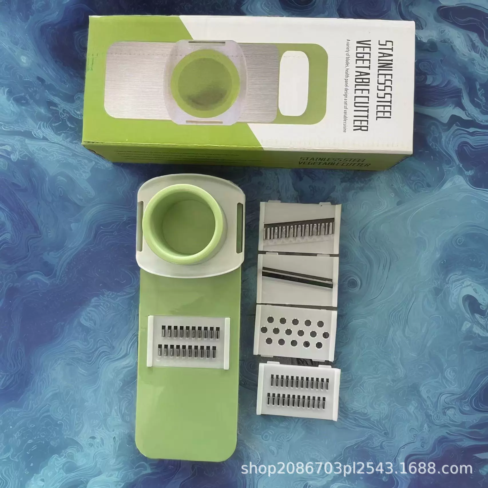新款多功能厨房切菜器家用护手切丝器不锈钢刨丝器土豆萝卜擦丝器