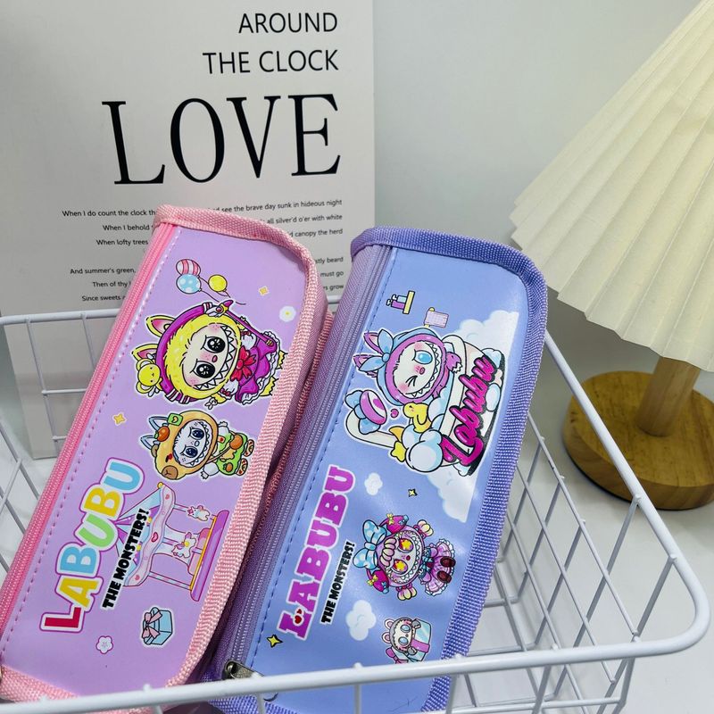 クロスボーダーラブブ鉛筆バッグ大容量高価値文具バッグシンプルでファッショナブルな女の子小学生鉛筆バッグ新しいスタイル|undefined