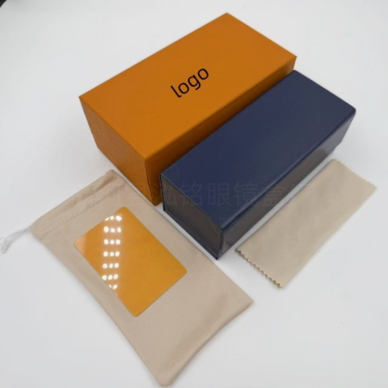 Spot al por mayor nuevo estuche para gafas de alta gama de moda cartucho para gafas de sol de alta gama caja de embalaje completa image 9
