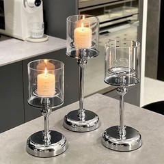 ネット赤復古風ろうそく台ロマンチックなろうそくの夕食道具シンプルな家庭装飾品サンプルプレート間ソフト装飾品