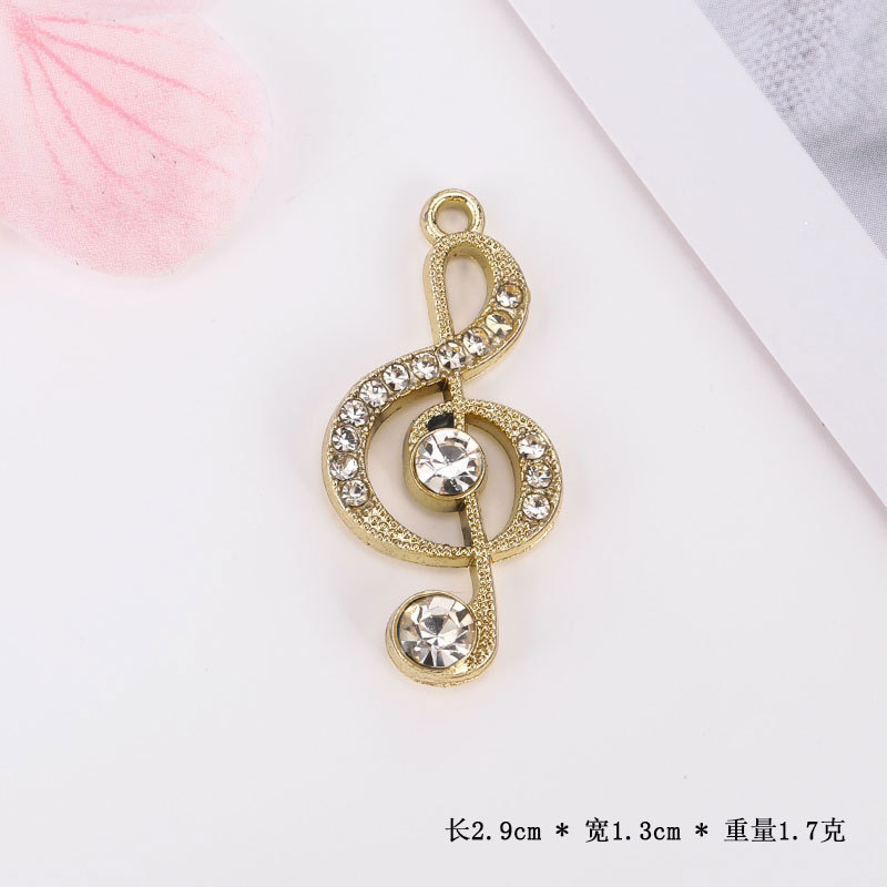 Musical note golden