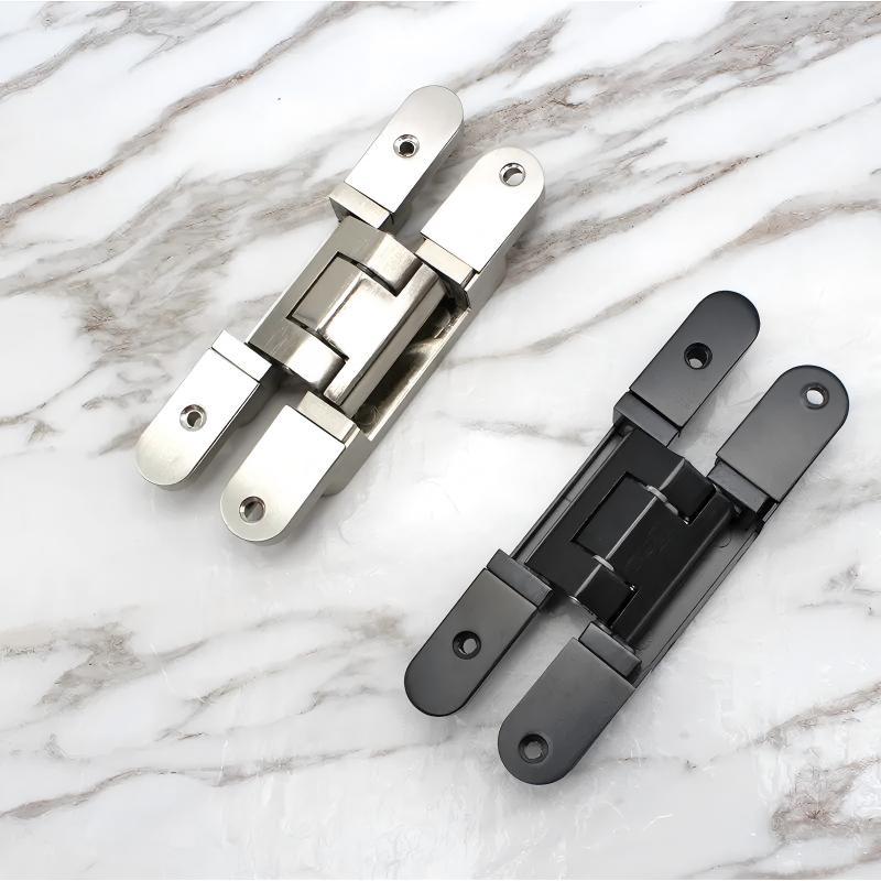 bisagra oculta especial para puerta de borde estrecho 40kg bisagra transversal ajustable tridimensional bisagra de puerta oculta