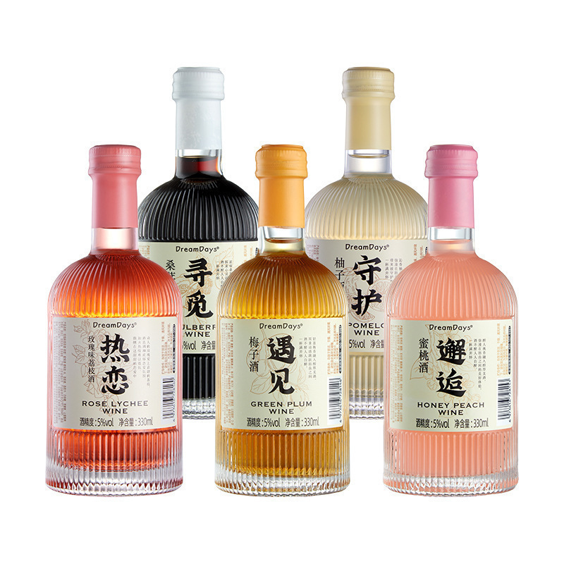 苑橞乳果那年微醺果酒女士低度甜酒5度330ml遇见梅子柚子婚庆伴手|undefined