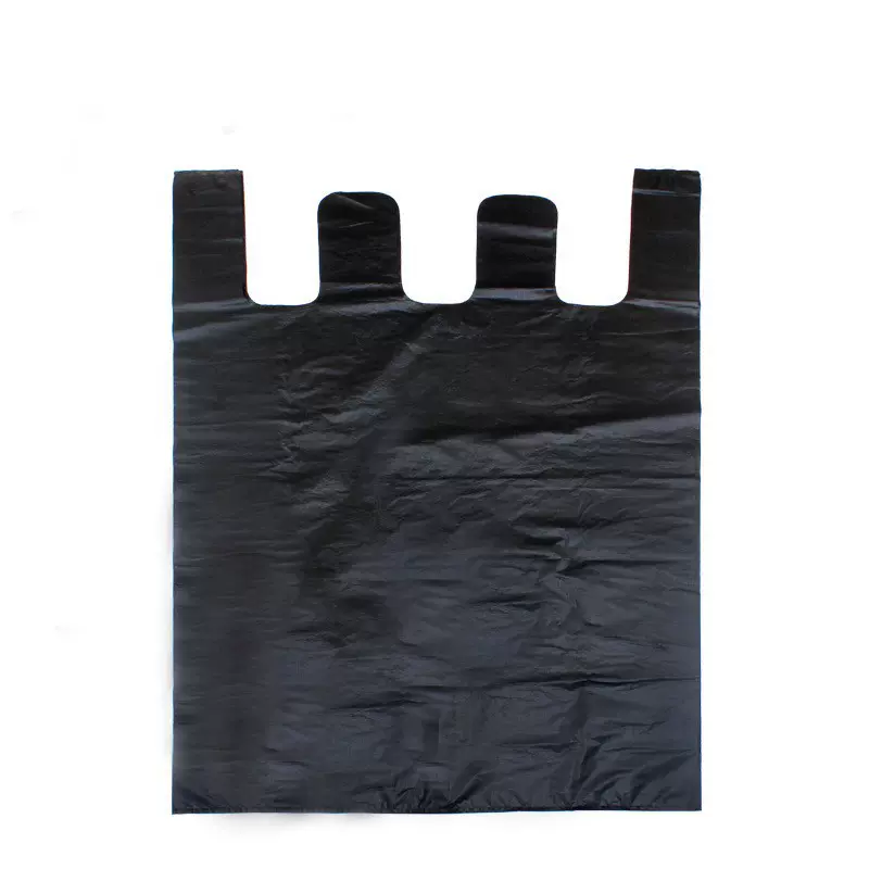 大号垃圾袋手提黑色塑料袋子厨房背心式垃圾袋加厚手提方便