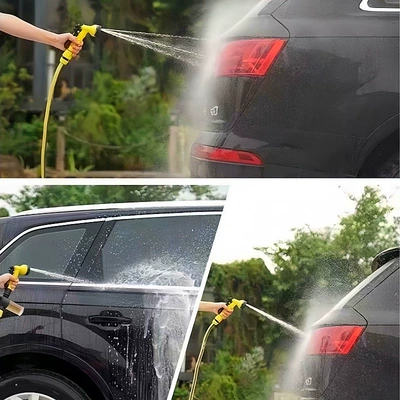 High-Pressure Seven-Function Adjustable Car Wash: High pressure car wash water gun