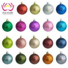 クリスマス装飾ボール粉球2cm-10cmプラスチックボールクリスマスツリー装飾ボールペンダント店吊り天井装飾
