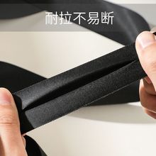 黑色丝带彩带缎带宽绸带绸面礼品礼物礼盒包装手工细飘带带子