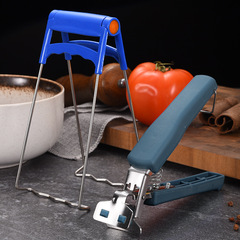 Stainless steel anti-scalding clip, tray clip, bowl plate clip, kitchen supplies anti-slip clip, bowl artifact, casserole clip