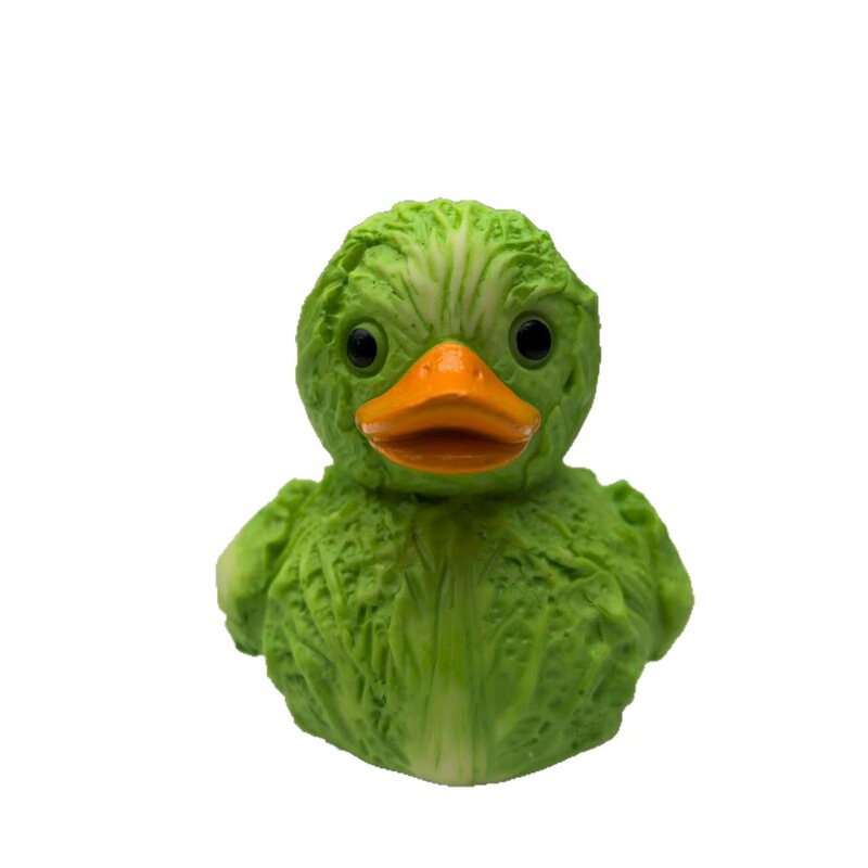 跨境新品Whimsical Vegetable Duck奇思妙想的蔬菜鸭树脂摆件|undefined