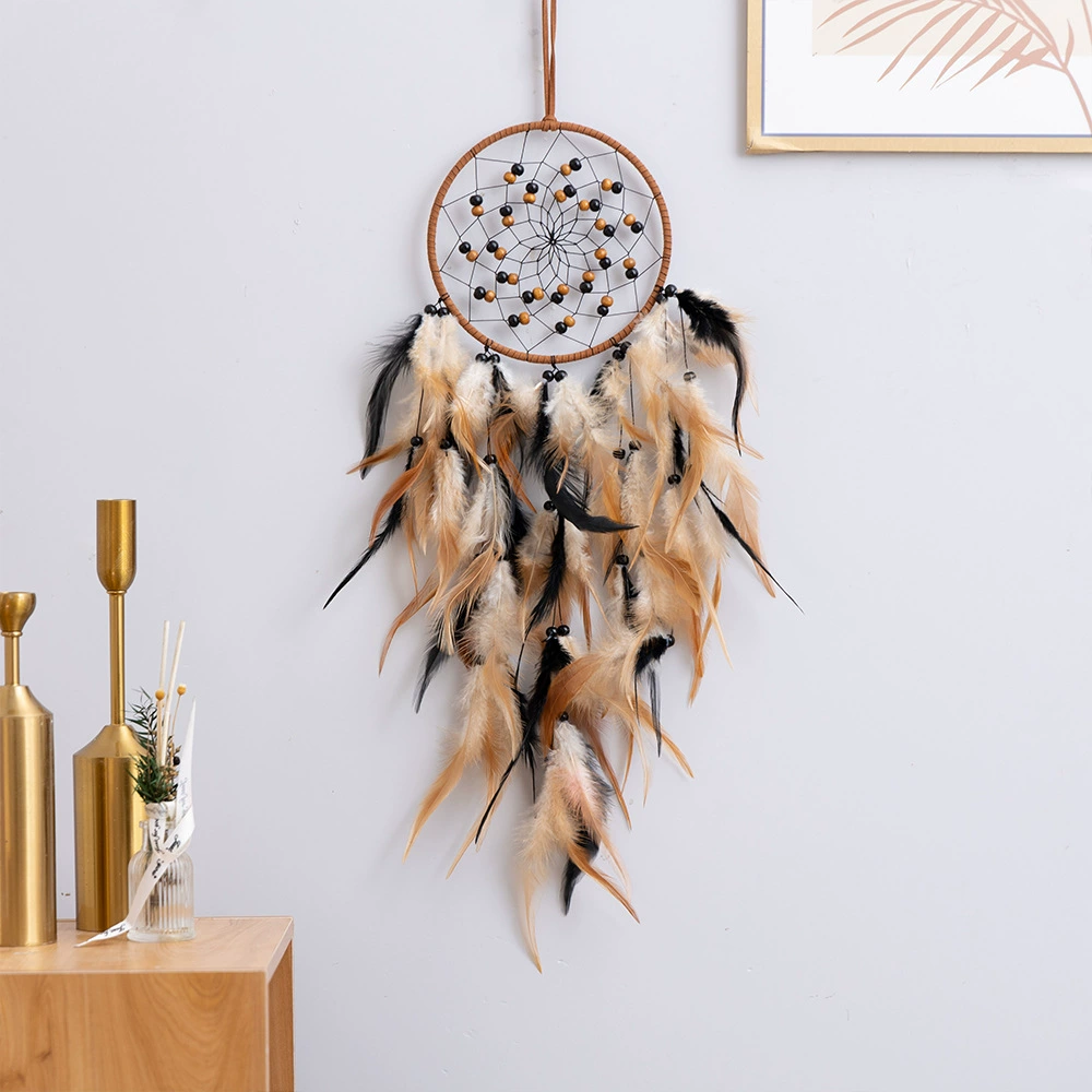 Новый Ловец снов тканый перо кровать и завтрак украшение для стен дома креативный колокольчик подарок Ловец снов украшения ретро
