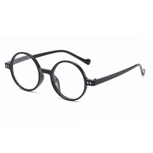 New round anti-blue light reading glasses for middle-aged and elderly retro trendy round prince high-definition Korean reading glasses