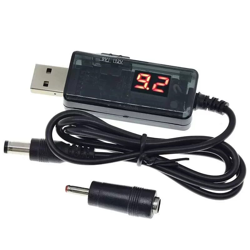 USB в DC5.5/3.5mm маршрутизатор Light Cat Booster провод 5V Booster Booster Пер 9V12V зарядный провод Высокая мощность