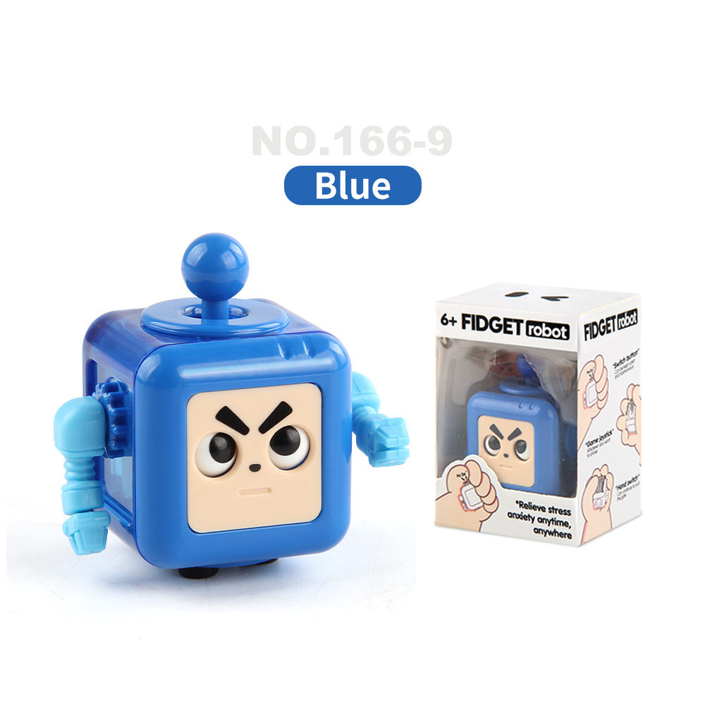 166-9 descompresión Big Eye robot azul inglés en caja 43G