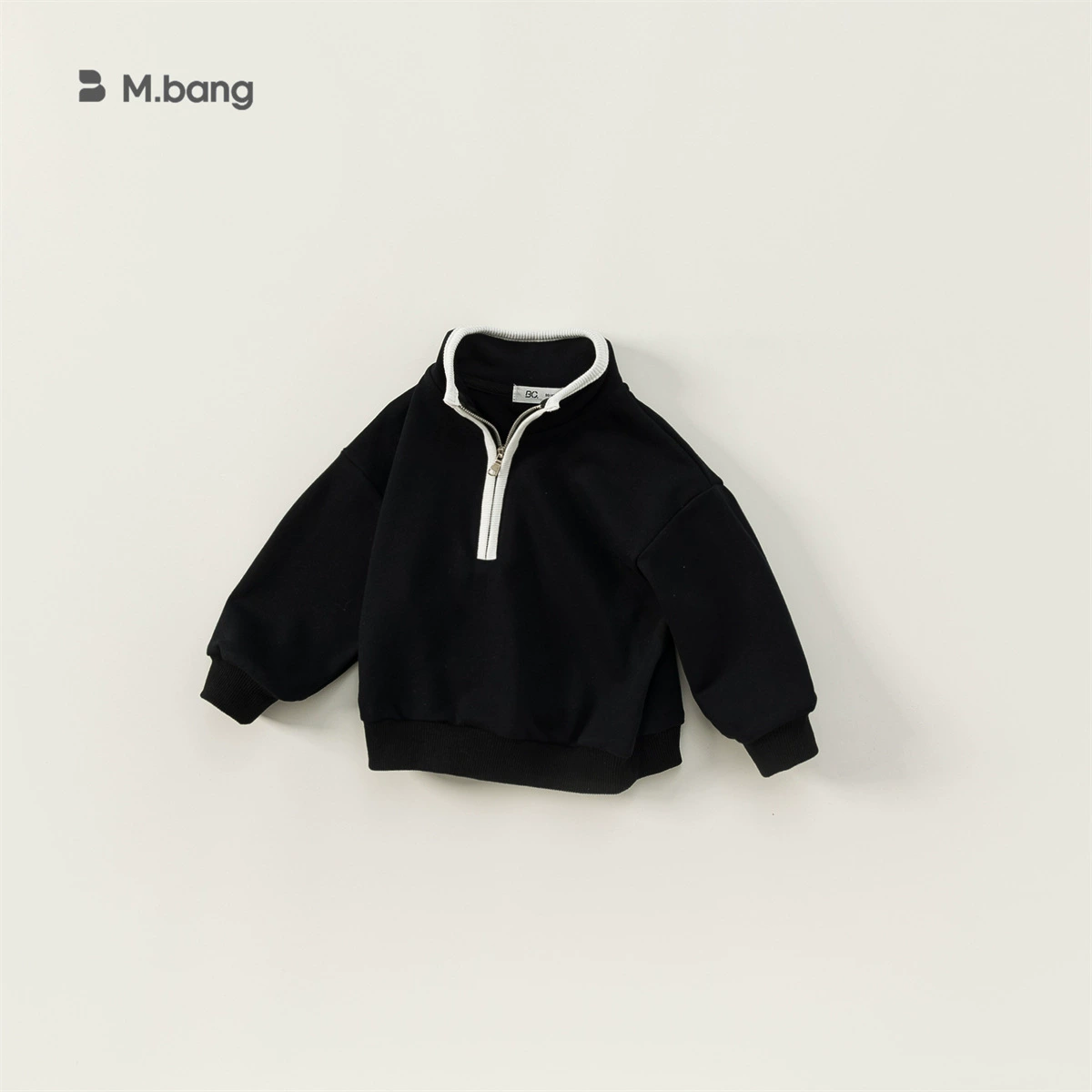 Autumn children's sweatshirt for leisure for boys, children's clothing, high collar