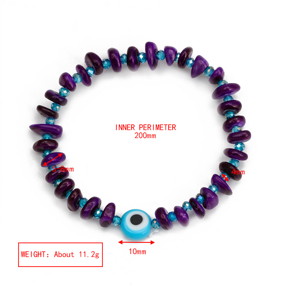 Fashion Eye Copper Inlay Zircon Bracelets 1 Piece