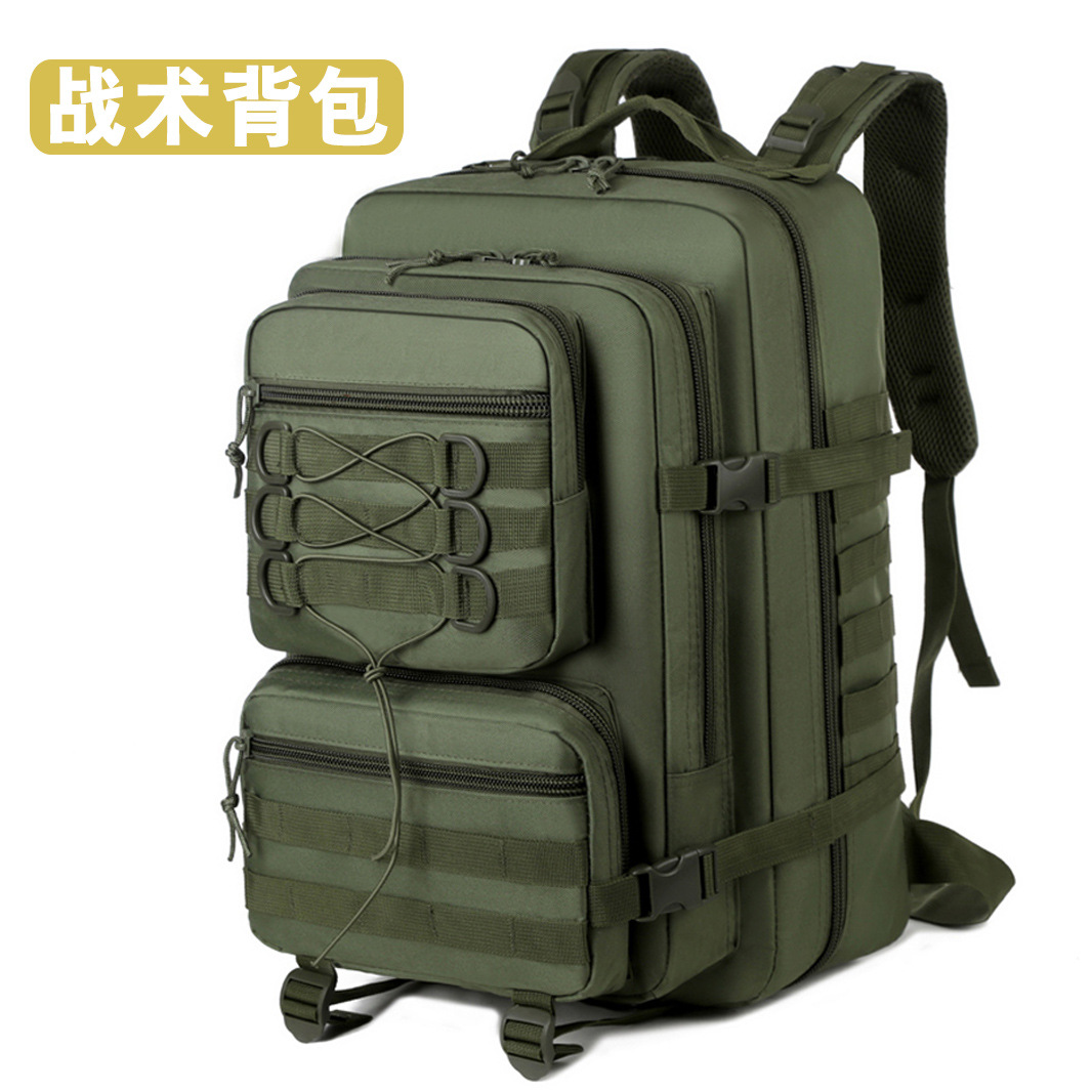 Cross-border wholesale outdoor tactical backpack, multifunctional large-capacity hiking and mountaineering travel bag, casual sports backpack