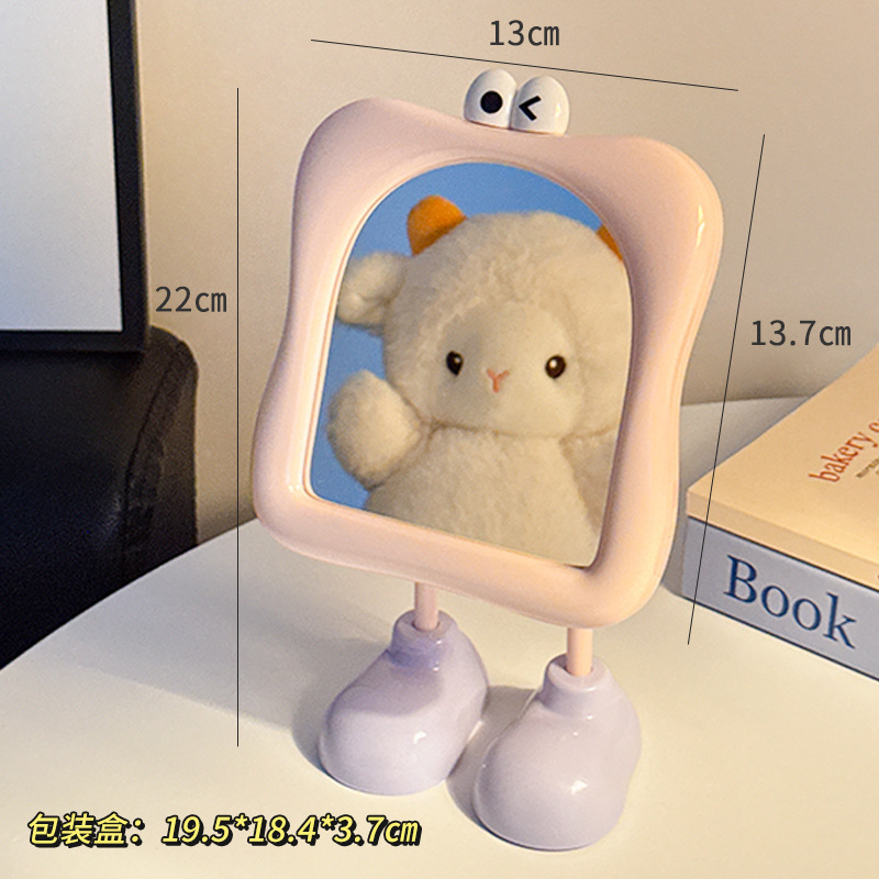 ins 化粧鏡かわいい学生寮ポータブル小型ミラー高精細オフィスデスクトップデスクトップスタンドアップ化粧鏡|undefined