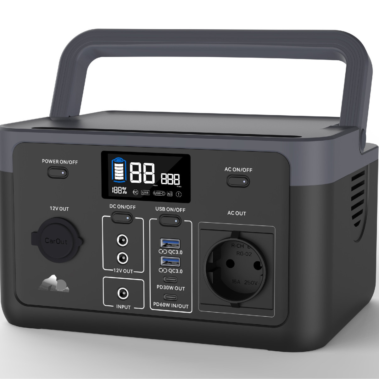 Xubing Technology 300W Fuente de alimentación móvil de alta potencia Fuente de alimentación de emergencia de litio fosfato de hierro