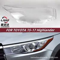 Большая абажурная лампа Toyota Hanka, 15-17 моделей корпуса фары, прозрачный абажур