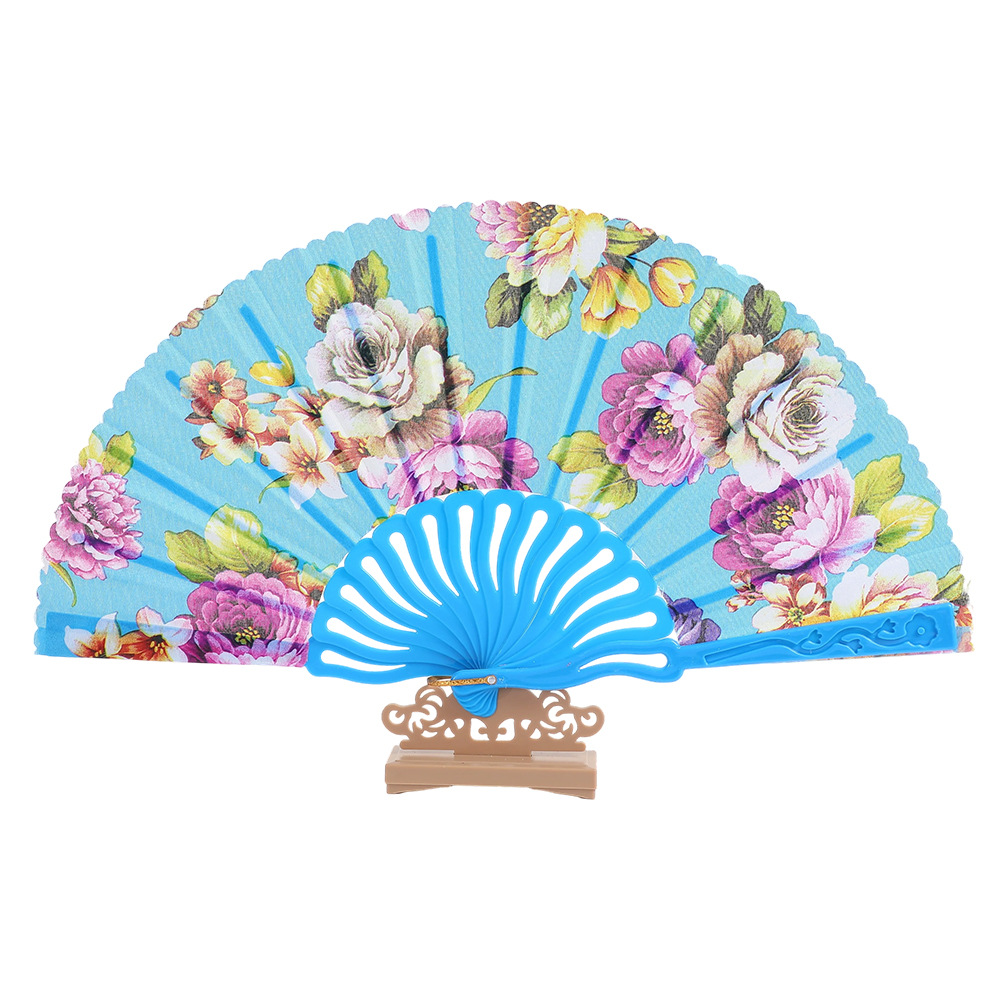 Ventilador plegable antiguo chino creativo de mujer seda conchas de ventilador portátil ventilador plegable China ventilador al por mayor