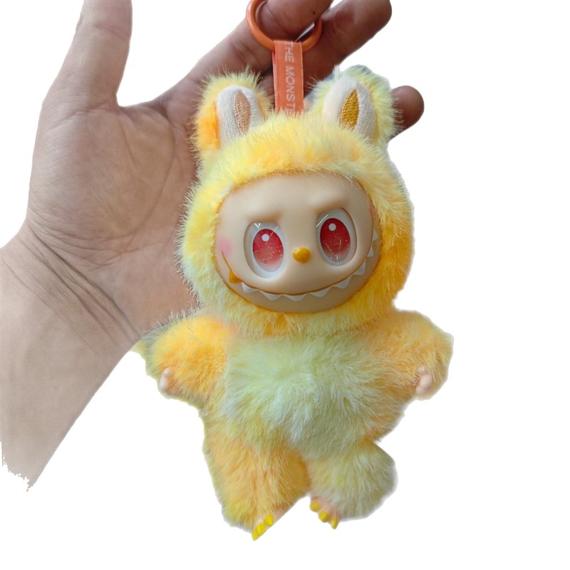 ソースメーカー labubu ペンダント labubu ビニールぬいぐるみ男性インターネット有名人キーホルダーバッグぬいぐるみ|undefined