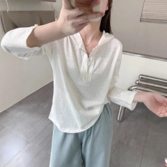 秋季新款学院风休闲运动套头连帽针织衫减龄显年轻半开链长袖上衣