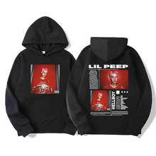 ���羳ŷ�롿Lil Peep Hellboy Rap Print Hoodie Men Woman Hip