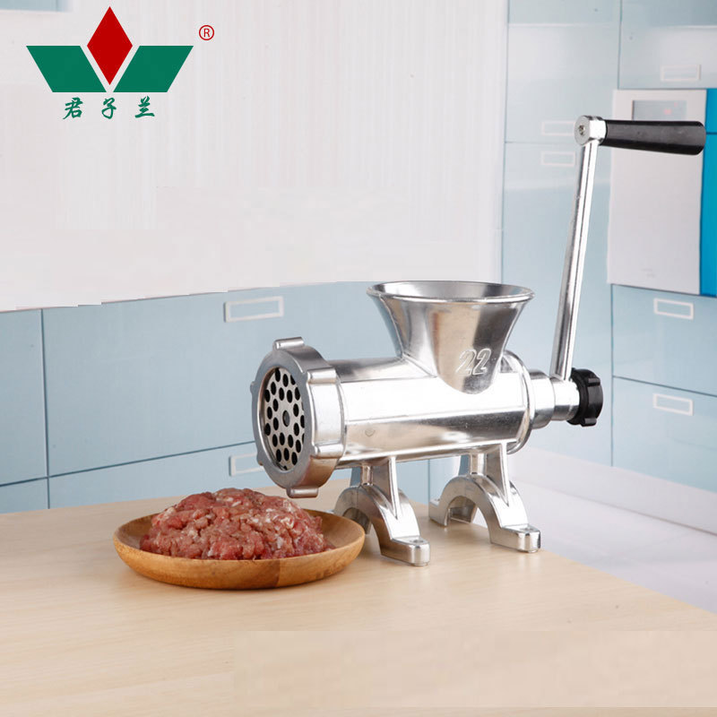 22-Type Extra-Large Aluminum Alloy Manual Meat Grinder for Home Use, Sausage Stuffer, Meat Mincer, Chicken Bone Grinder, Soybean Paste Grinder