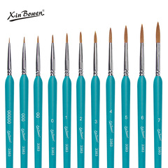 跨境水彩勾線筆單支 圓杆學生繪畫diy描邊筆油畫尖頭勾線畫筆批發