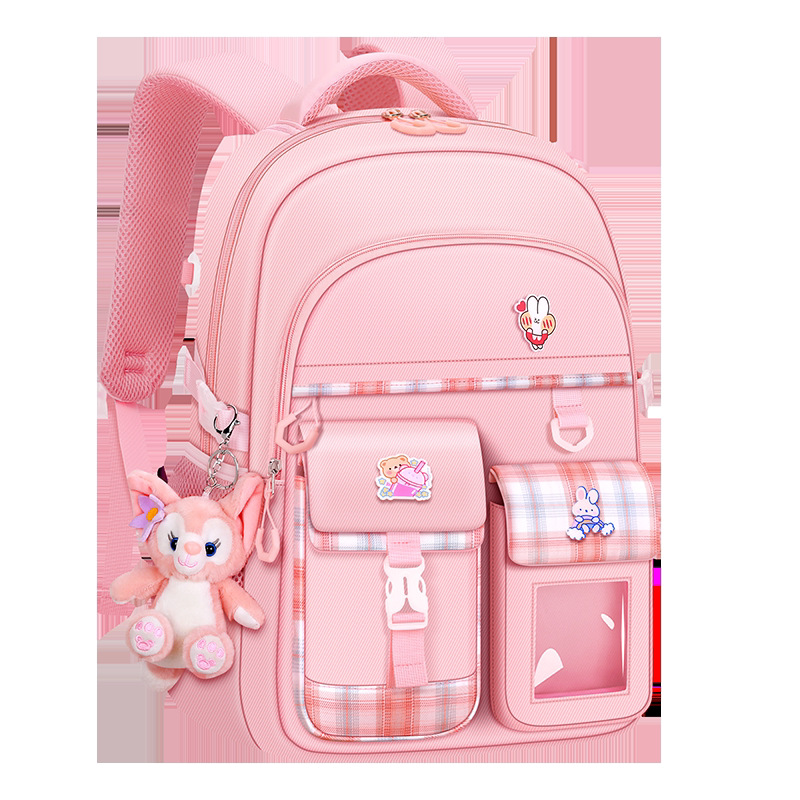 Schoolbag for primary school children girls 123rd to 6th grade ultra gentle load reduction spine protection large capacity backpack