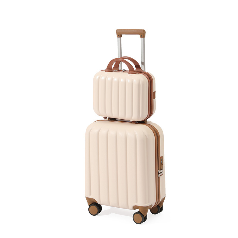 Maleta trolley pequeña, maleta de 16 pulgadas, maleta con código para hombre, mini maleta para mujer, maleta para niño y madre de 18 pulgadas