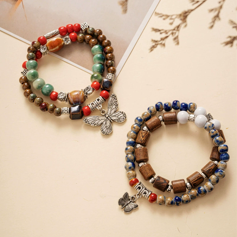 Accessory, ethnic retro beaded bracelet, ethnic style, boho style