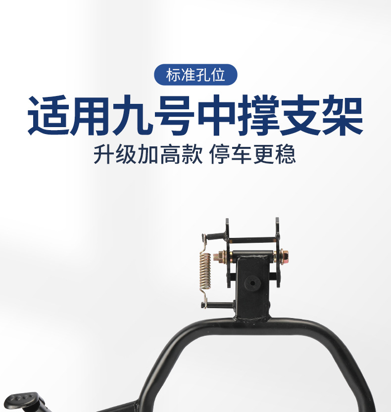 Pedal Electric Vehicle Mid-Support Suitable for No.9 Electric Vehicle Fz110/F2Z Bilateral Large Foot Support Modification Universal