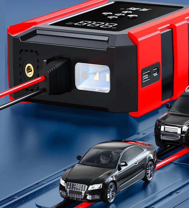 Xianke Car Emergency Jump Starter and Air Pump All-In-One Device, Large Capacity Power Bank, Battery Jump Starter, Power Supply Gadget