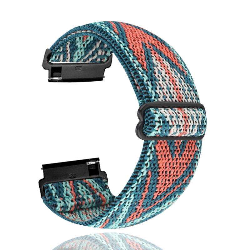 For LG W100W110W150 adjustable elastic strap single-loop woven nylon watch strap manufacturers