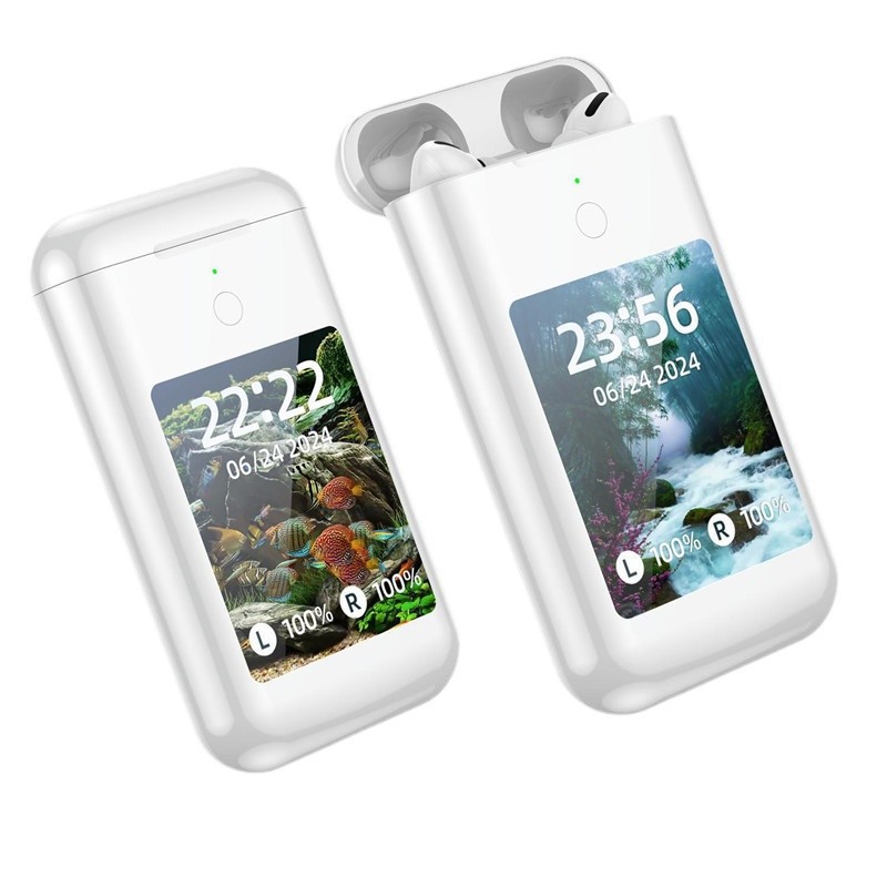 Dispositivo inteligente A98 BOX auriculares Bluetooth cargador tesoro de pantalla multimedia de 2.8 pulgadas fuente de alimentación 3 en 1