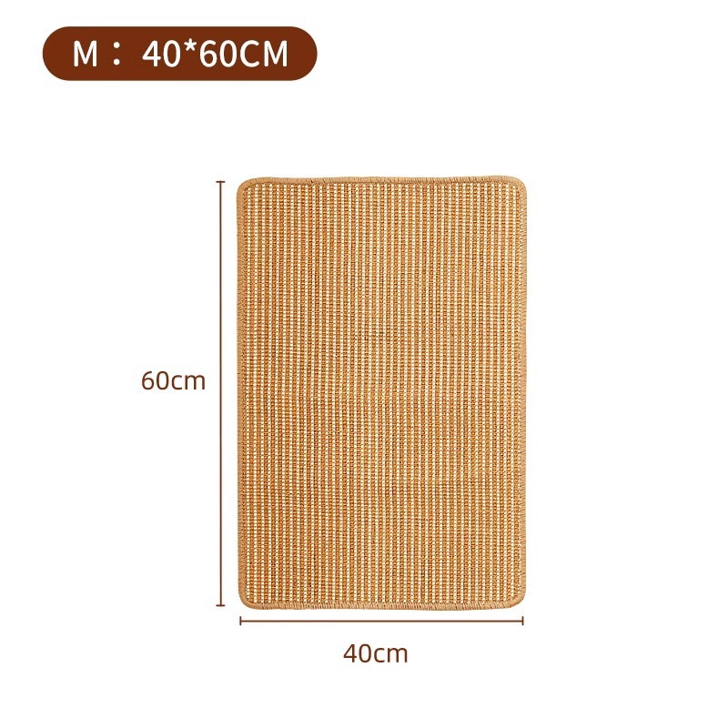 Tablero de agarre de gato de sisal Pegatina de pared vertical Alfombra de agarre de gato Pegatina de alfombra Sofá de pared Anti-captura de gato Sin astillas Pegatina de agarre de paño de agarre de gato