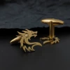 Gold-cufflinks 1 pair