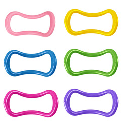 Yoga ring wholesale shoulder opening beautiful back yoga leg holder beauty leg yoga health and sports supplies
