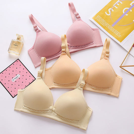 Factory Spot Pregnant Women's Lactation Underwear Women's Thin Push-up Anti-sagging Pregnant Postpartum Breastfeeding Open Bra
