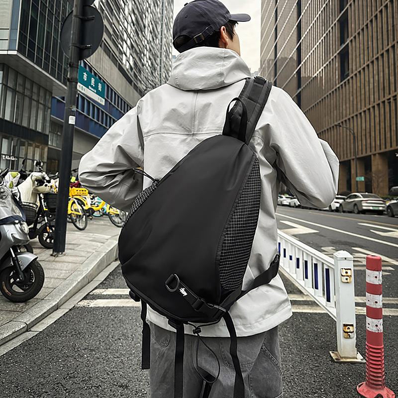 Outdoor Trendy Brand Cycling Sports Bow and Arrow Bag Crossbody Shoulder Bag Travel Hiking Commuter Backpack Mountaineering Bag Large Capacity