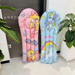 Rigid Inflatable Surfboard Children's Float Draining Water Toys Saddle Float Bed Swim Ring Training Water Ski