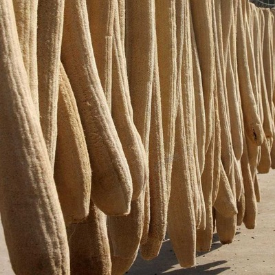 大量供应本色无漂白丝瓜络材料鞋材过滤材料沐浴清洁材料