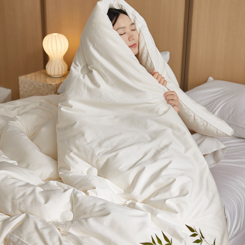 Class A maternal and infant grade cotton satin 50% soybean quilt cotton soybean fiber quilt spring and autumn thickened winter quilt core